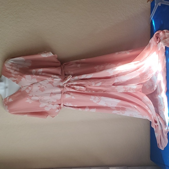 Lane Bryant Pink Asymmetrical Dress - Picture 9 of 11